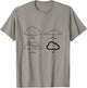 Types of Clouds Diagram - Cloud Server, AWS, Science - Funny T-Shirt - T-Shirt | Sand