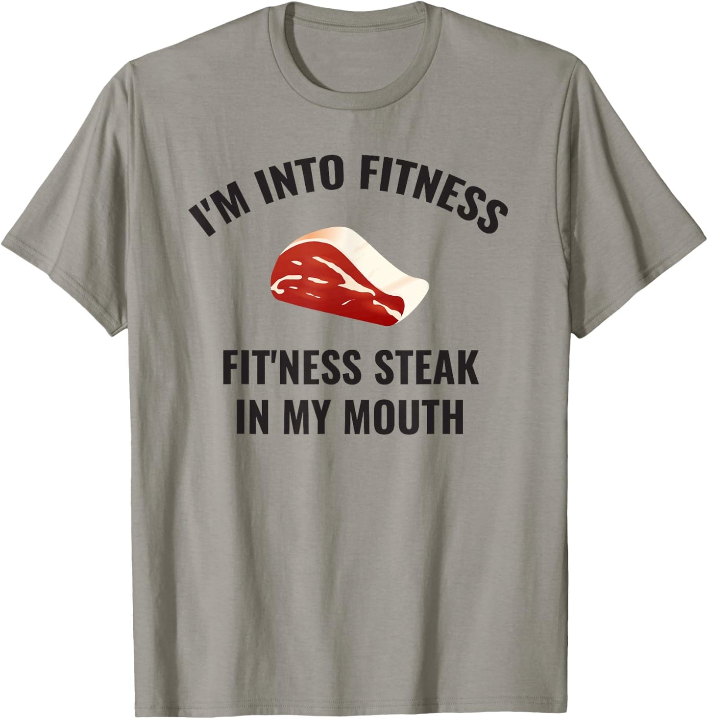 Steak Lover, Carnivore, Funny T-Shirt - T-Shirt | Sand
