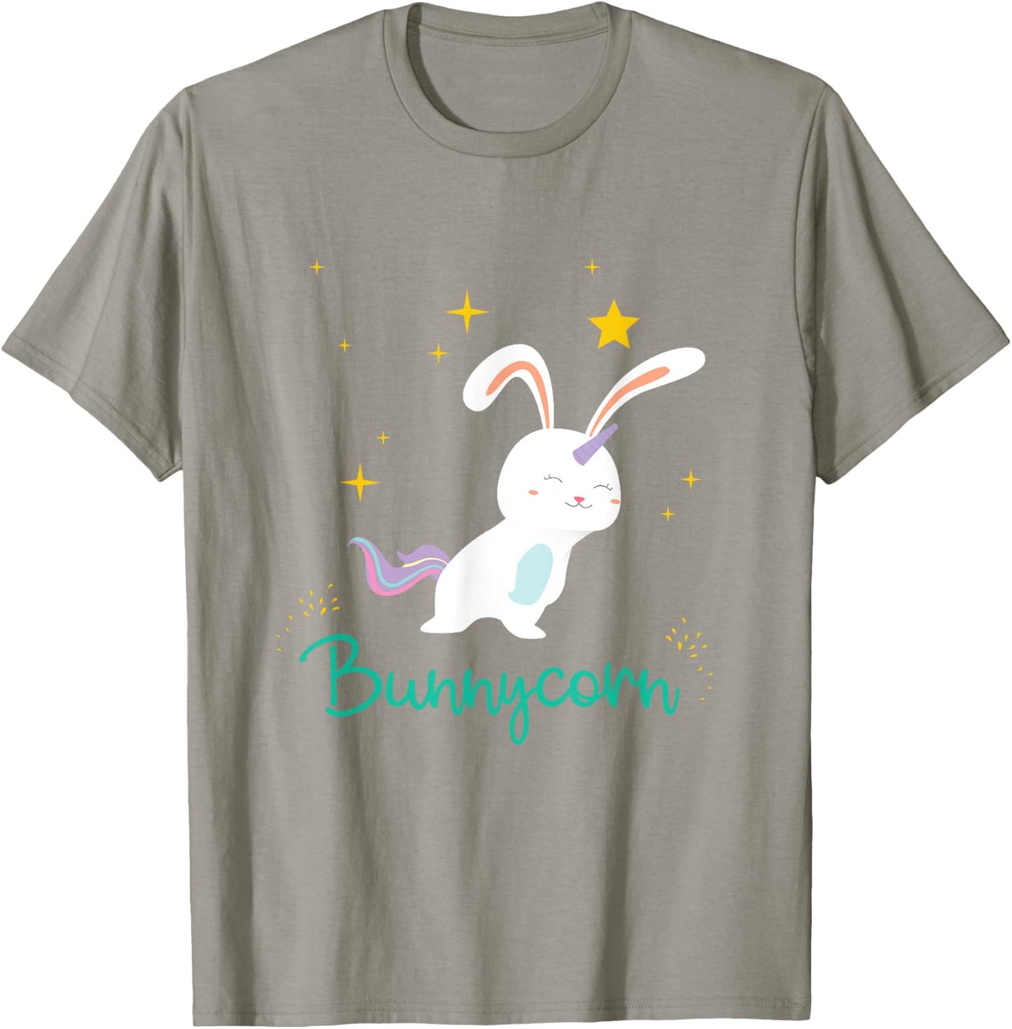 Bunnycorn Unicorn Bunnies Cute Funny Rabbit T-Shirt - T-Shirt | Sand
