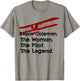 Bessie Coleman The Woman The Pilot The Legend Vintage T-Shirt - T-Shirt | Sand