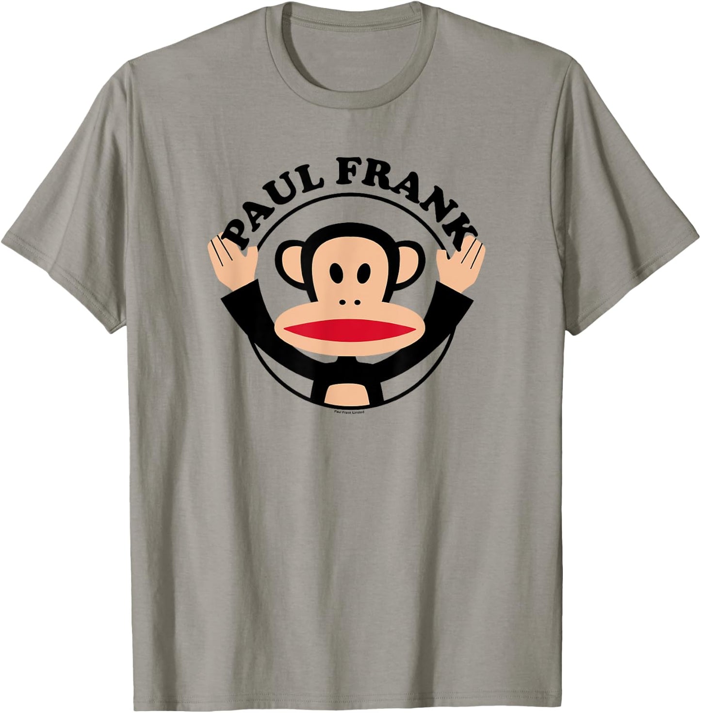Paul Frank Kids Julius the Monkey , Grey, Small, Short Sleeve, , Classic Fit, Lightweight, Pull On T-Shirt - T-Shirt | Sand