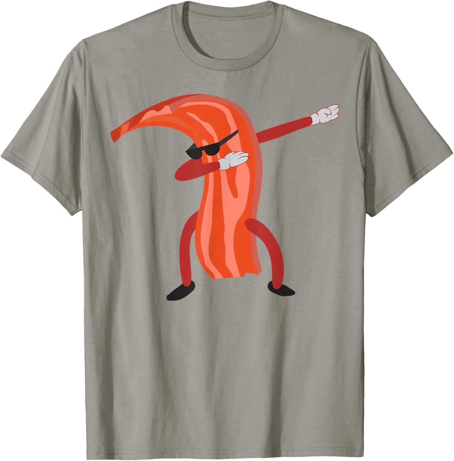 Dabbing Bacon Shirt | Cool Dainty Cut of Pork Gift T-Shirt - T-Shirt | Sand