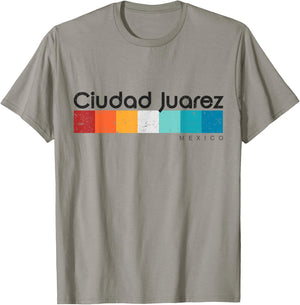 Ciudad Juarez Mexico Retro style Vintage Design T-Shirt - T-Shirt | Sand