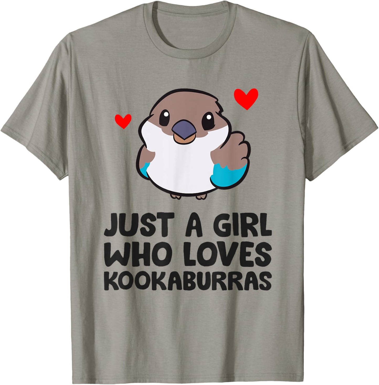 Just a Girl Who Loves Kookaburras T-Shirt - T-Shirt | Sand