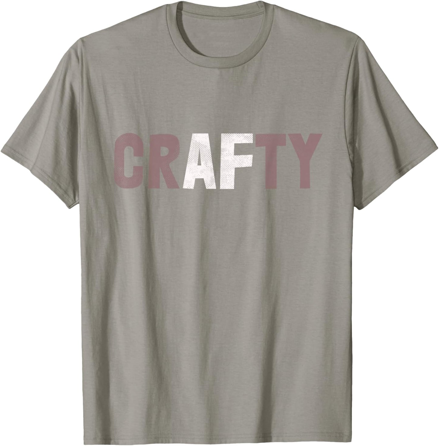 Funny I'm CRAFTY AF Crafting Is My Cardio My Craft Mom Hobby T-Shirt - T-Shirt | Sand