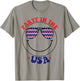 Party in the USA July 4th America Flag Patriot USA T-Shirt - T-Shirt | Sand