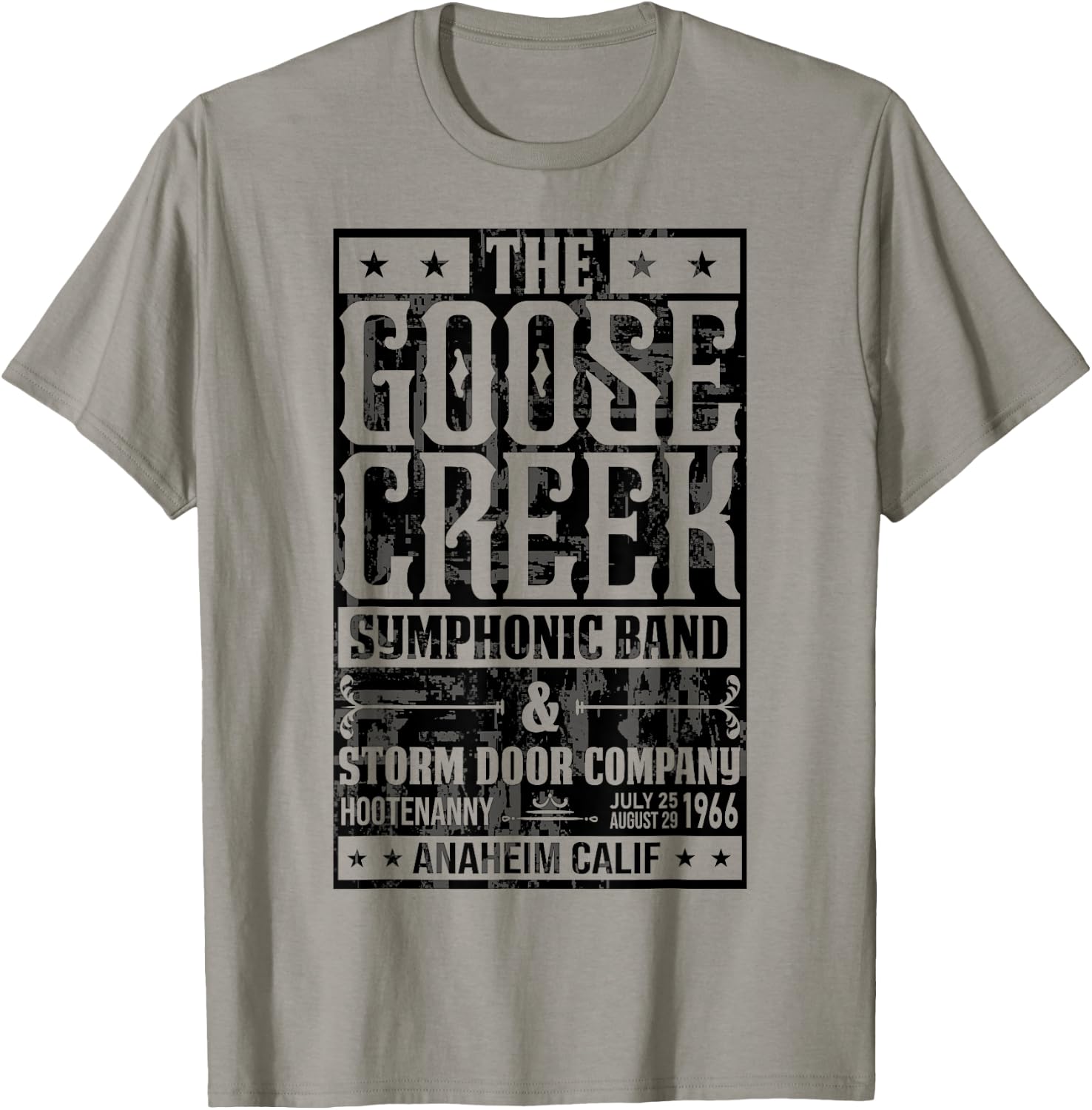 The Goose Creek Symphonic Band & Storm Door Company T-Shirt - T-Shirt | Sand