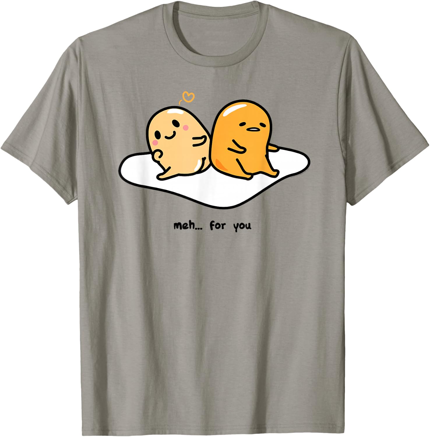 Gudetama Love "Meh" for You Shirt T-Shirt - T-Shirt | Sand