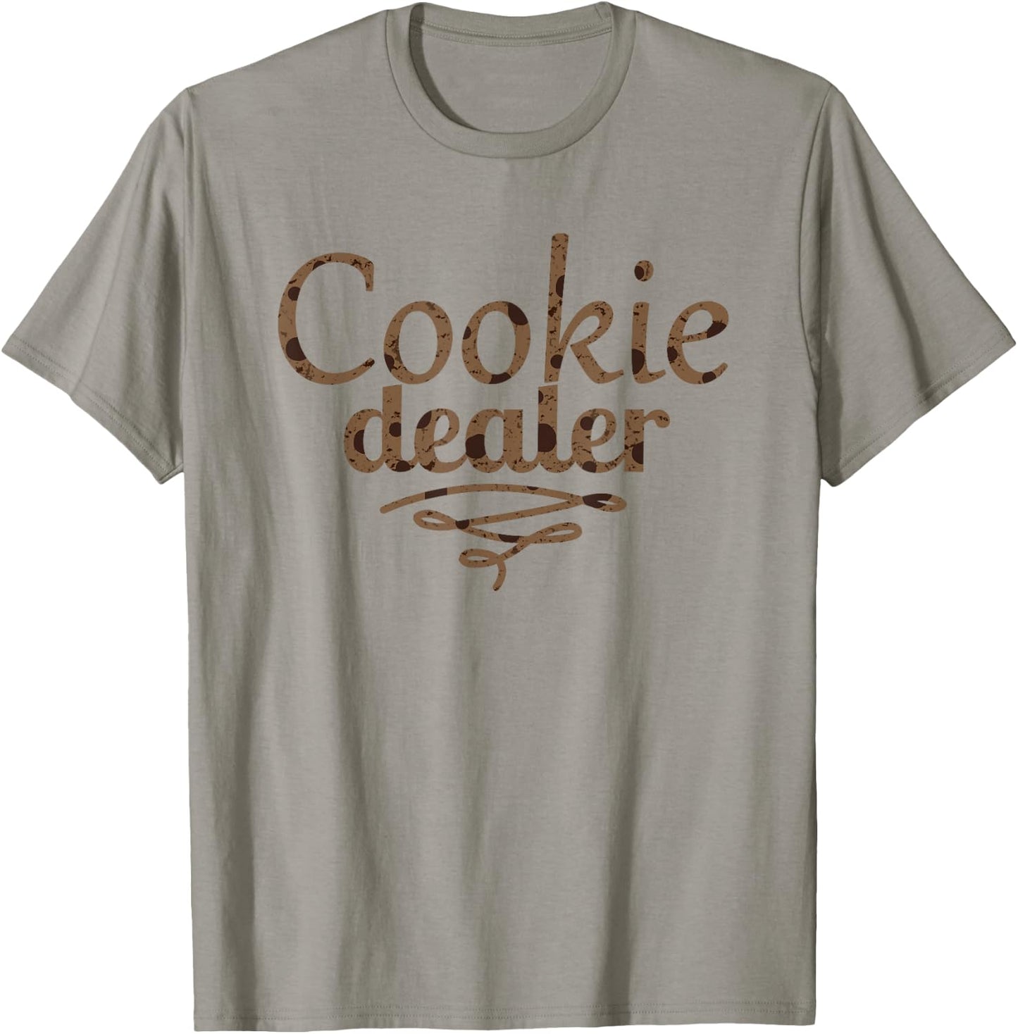 Cookie Dealer, Men & Women, Baking Cooking Pastry Chef Baker T-Shirt - T-Shirt | Sand
