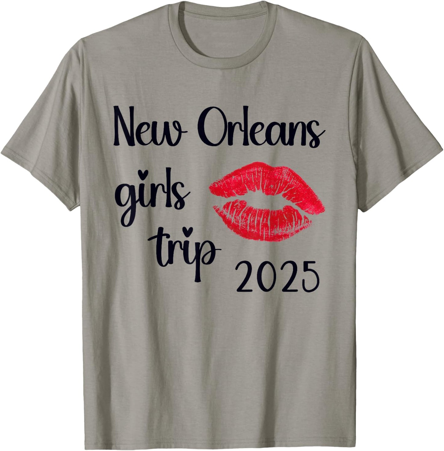 New Orleans Girls Trip 2025 Weekend Vacation Matching T-Shirt - T-Shirt | Sand
