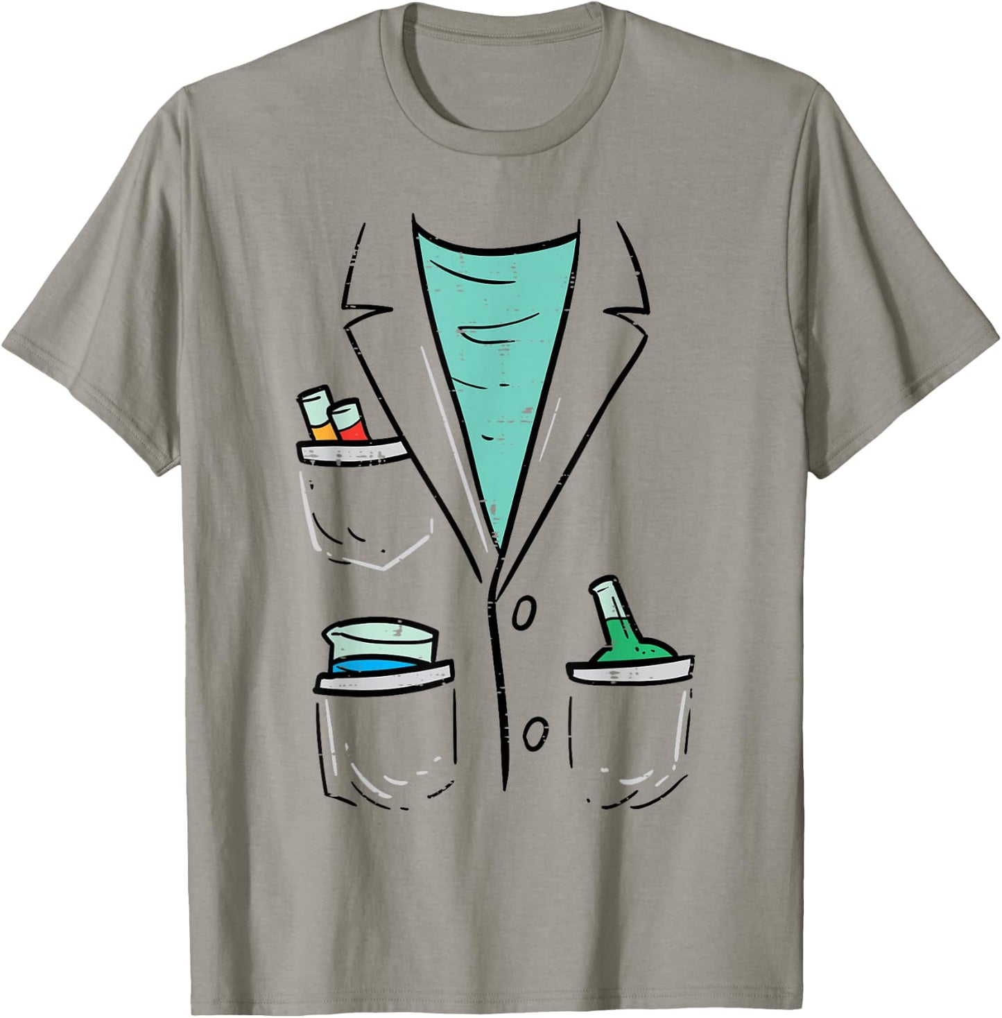 Mad Scientist Chemist Costume Funny Halloween Nerd Geek Boys T-Shirt - T-Shirt | Sand