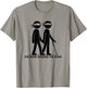 The Blind Leading The Blind Funny Meme Sarcastic for Friends T-Shirt - T-Shirt | Sand