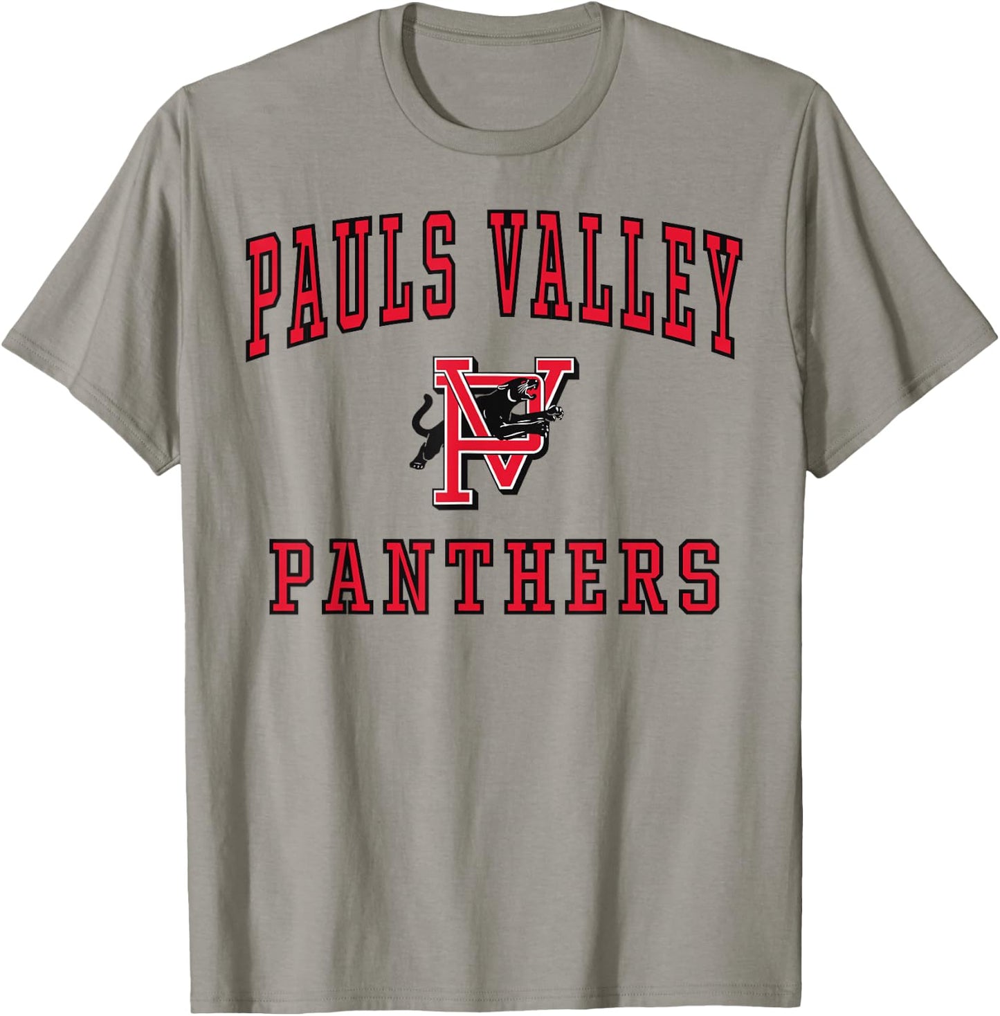 Pauls Valley High School Panthers C1 T-Shirt - T-Shirt | Sand