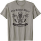 Oldschool Biker Life Behind Bars I Motorcycle Bike Skull T-Shirt - T-Shirt | Sand