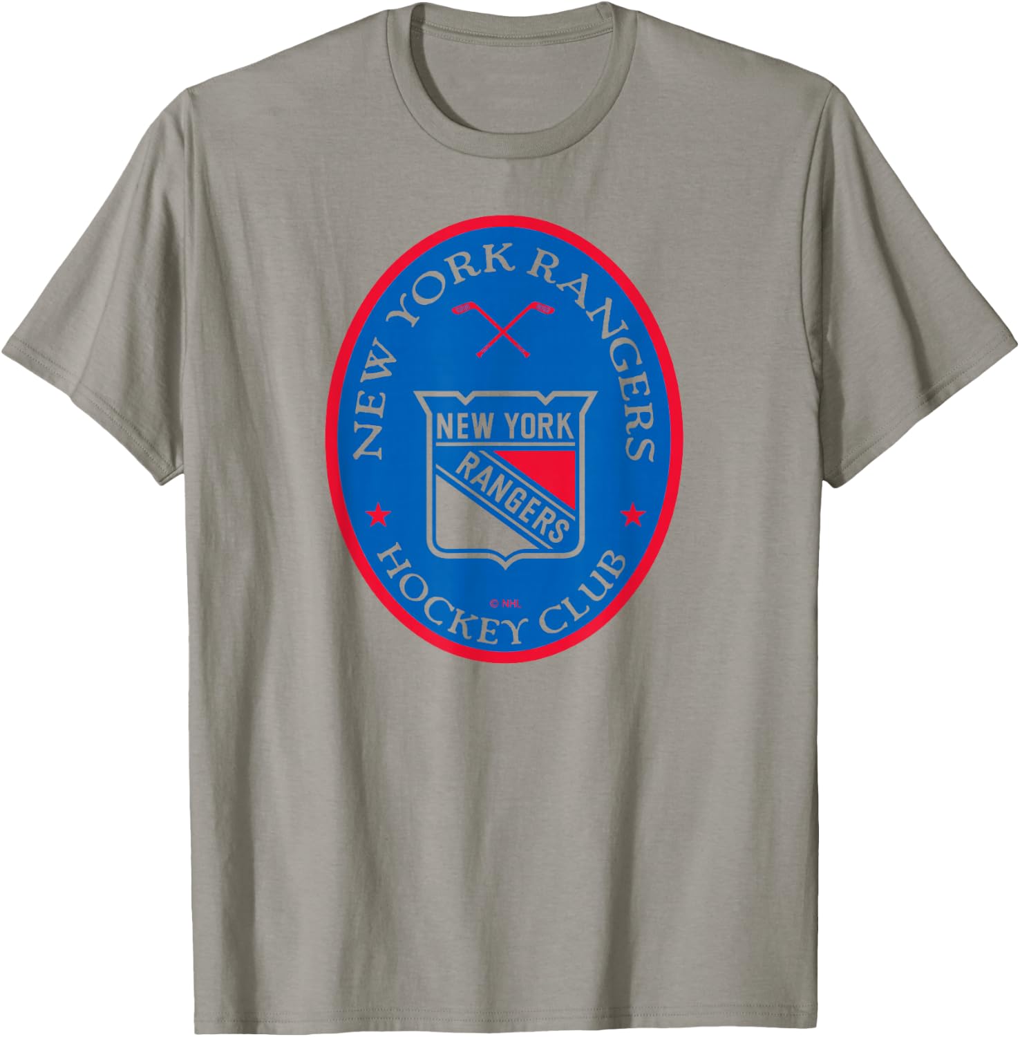 New York Rangers Iconic White Officially Licensed T-Shirt - T-Shirt | Sand