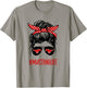 Mustang Life Messy Bun Red T-Shirt - T-Shirt | Sand