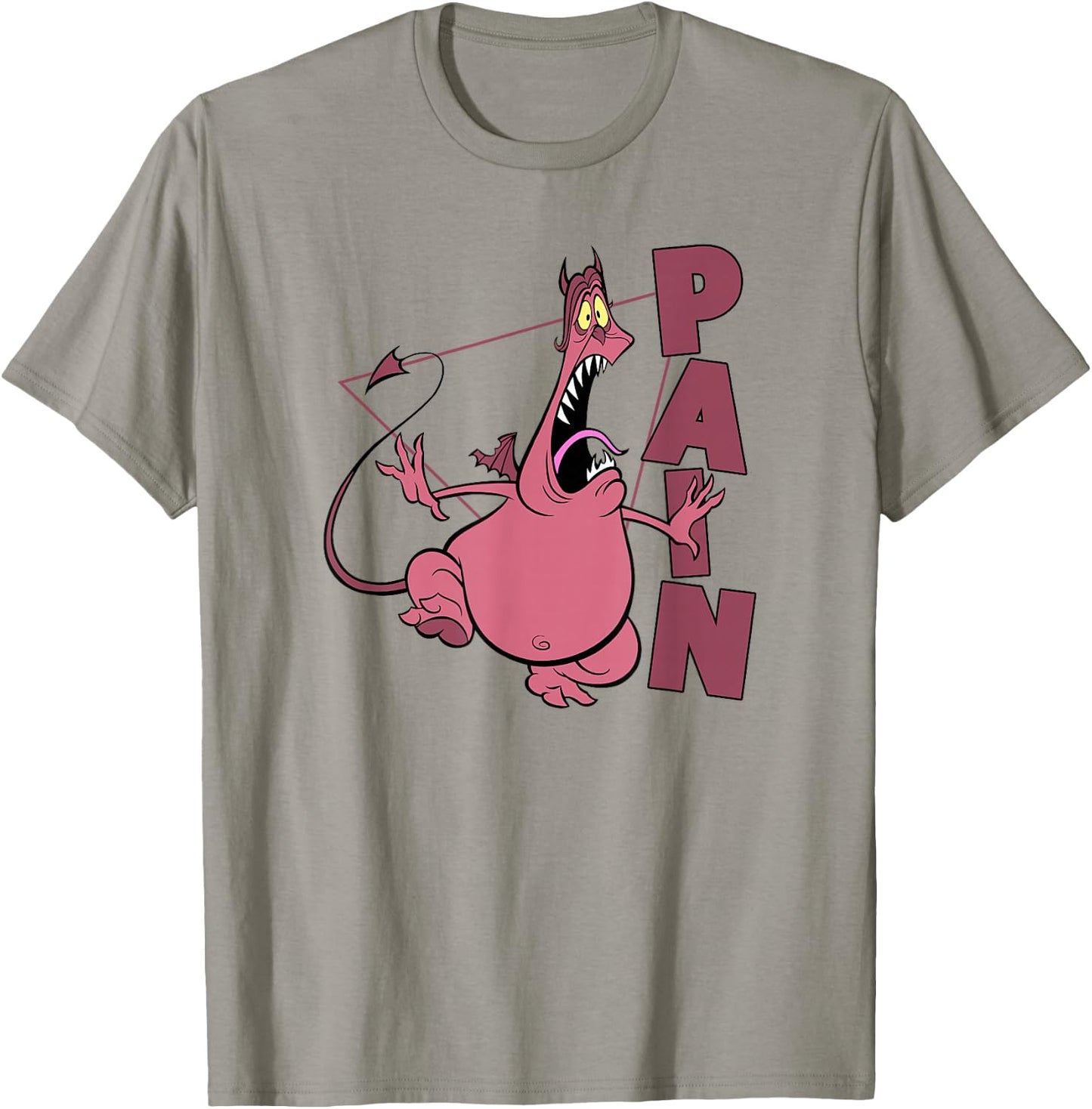 Disney Hercules Pain Geometric Name Portrait T-Shirt - T-Shirt | Sand
