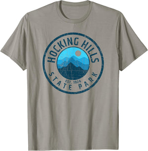 Retro Hocking Hills State Park Souvenir T-Shirt - T-Shirt | Sand