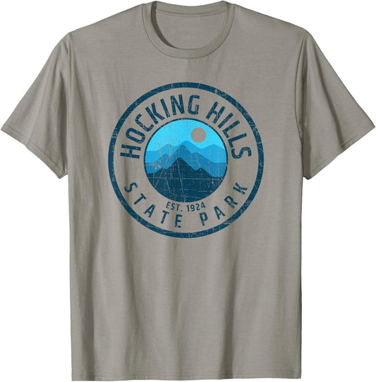 Retro Hocking Hills State Park Souvenir T-Shirt - T-Shirt | Sand