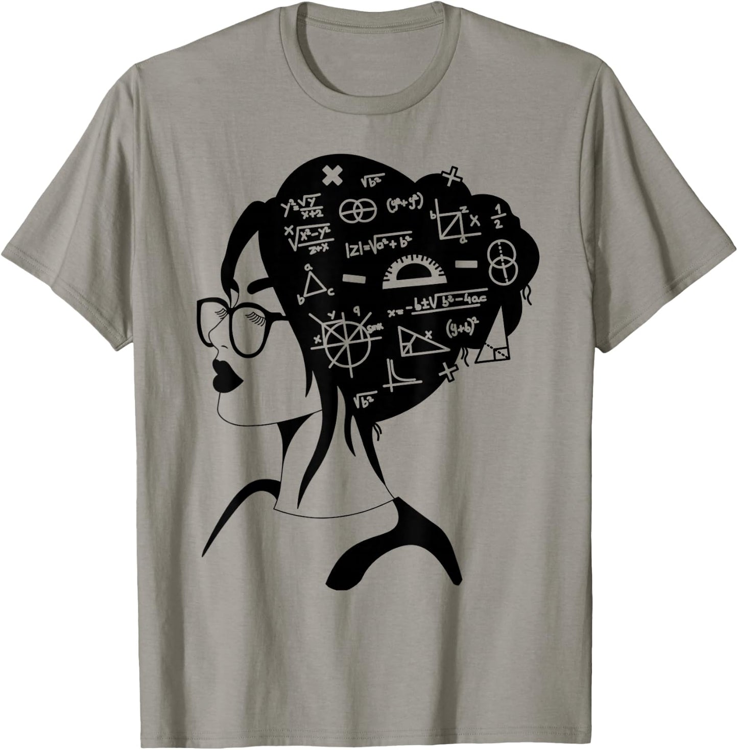 Math Lover Girl | Cute Teacher and student T-Shirt - T-Shirt | Sand