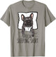official sleeping Shirt cute french bulldog dog nightgown Men Women Girls Kids T-Shirt - T-Shirt | Sand
