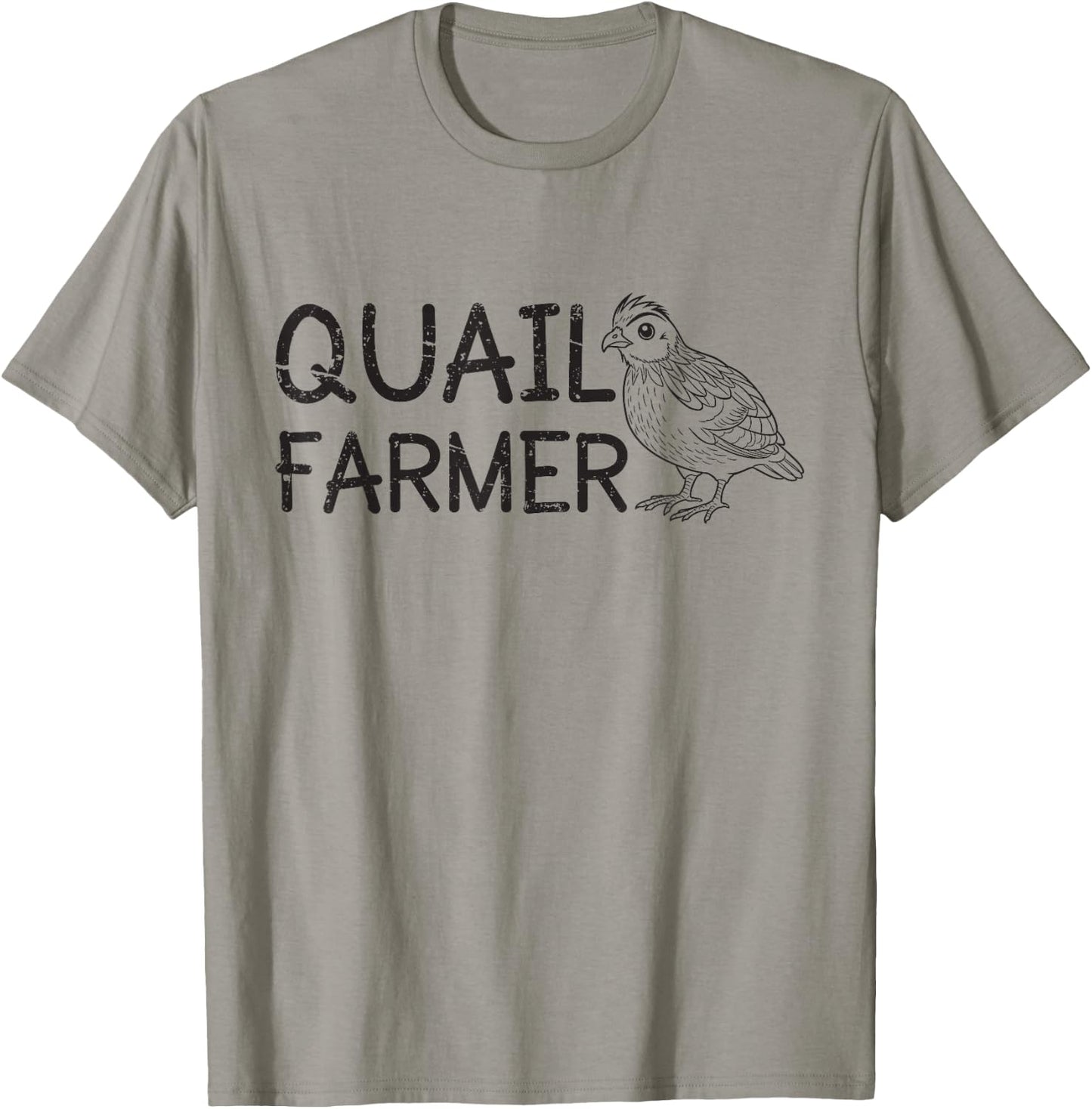 Coturnix Quail Lovers Funny Quail Breeder Quail Farmer T-Shirt - T-Shirt | Sand