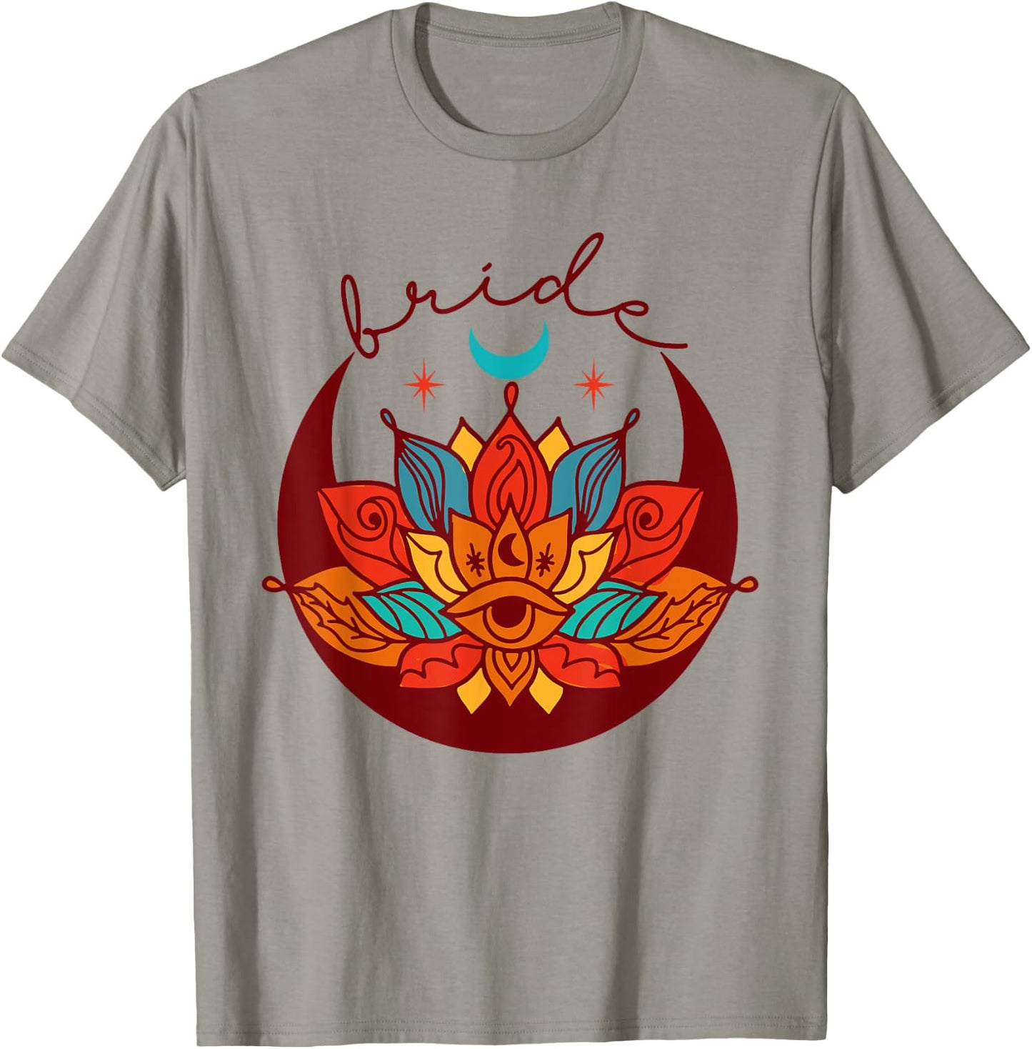 Bridal Celestial Mystical Bachelorette Party Bride To Be T-Shirt - T-Shirt | Sand