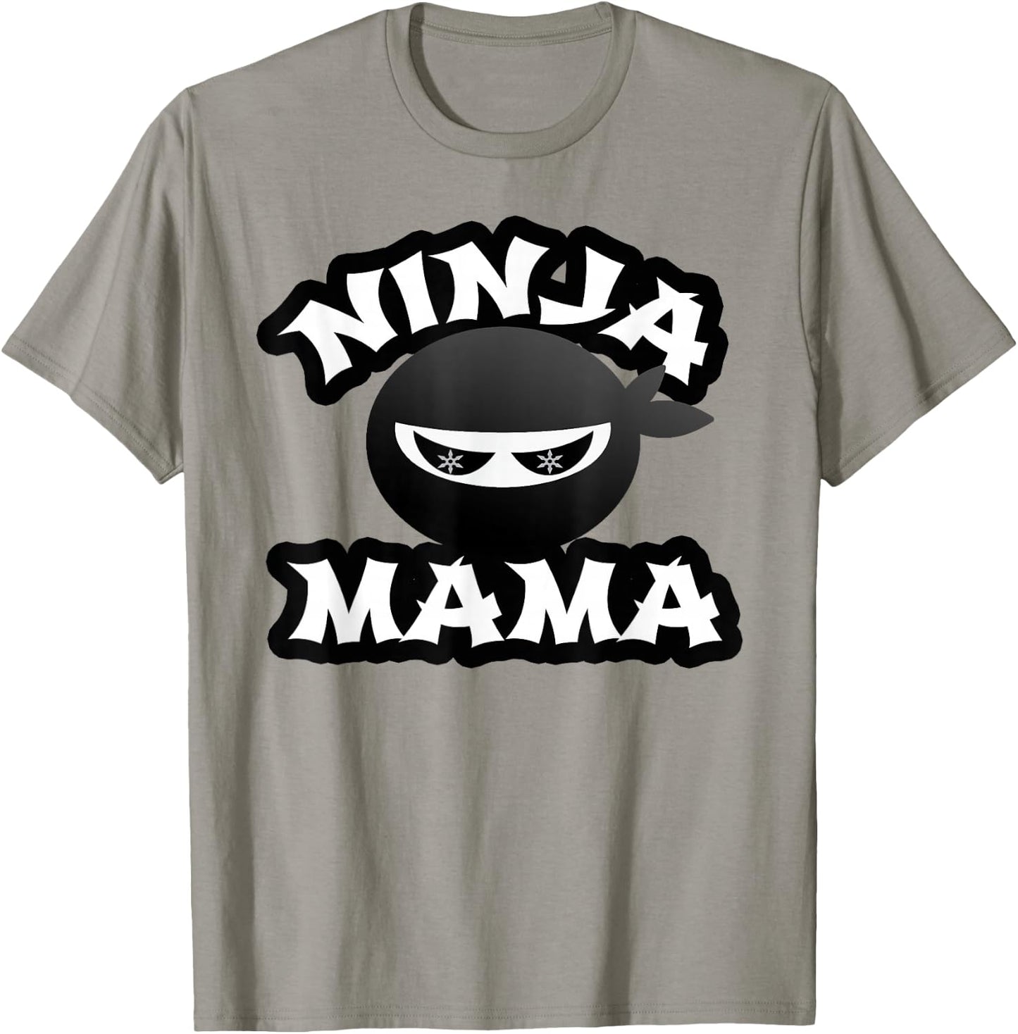 Funny Ninja Mama Multitasking WAHM Baby Birthday New Mom T-Shirt - T-Shirt | Sand