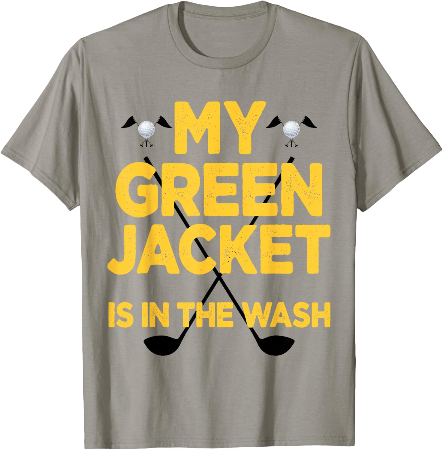 Jacket Green in the Wash Master Golf Golfer Player T-Shirt - T-Shirt | Sand