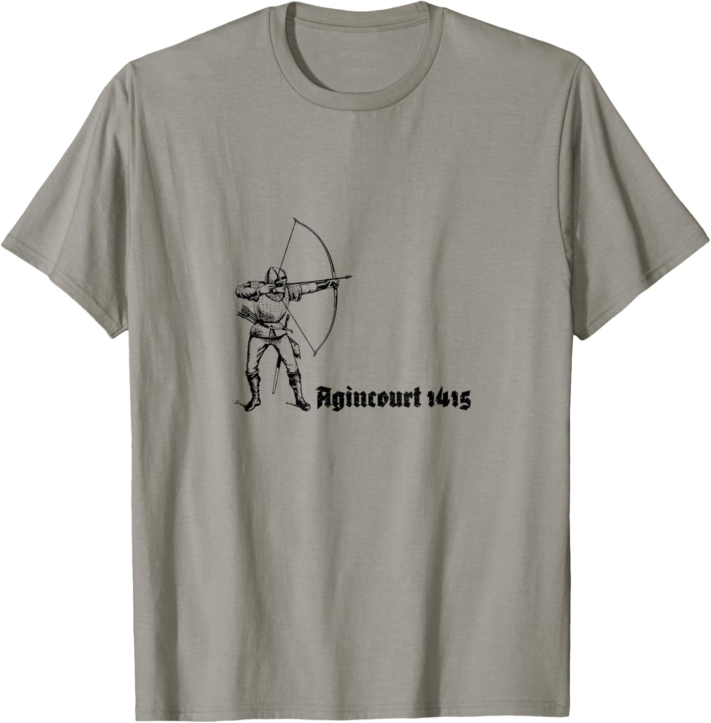 Agincourt 1415 - Longbow T-Shirt - T-Shirt | Sand