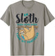 A Sloth Does More Work Than My Pancreas, Type One Diabetes T-Shirt - T-Shirt | Sand