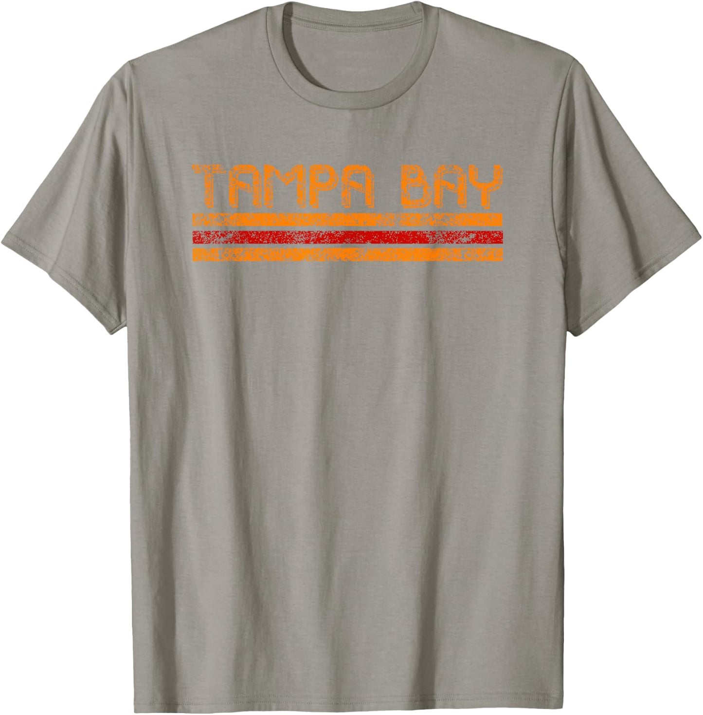 Tampa Bay Florida Retro Vintage Weathered Throwback T-Shirt - T-Shirt | Sand
