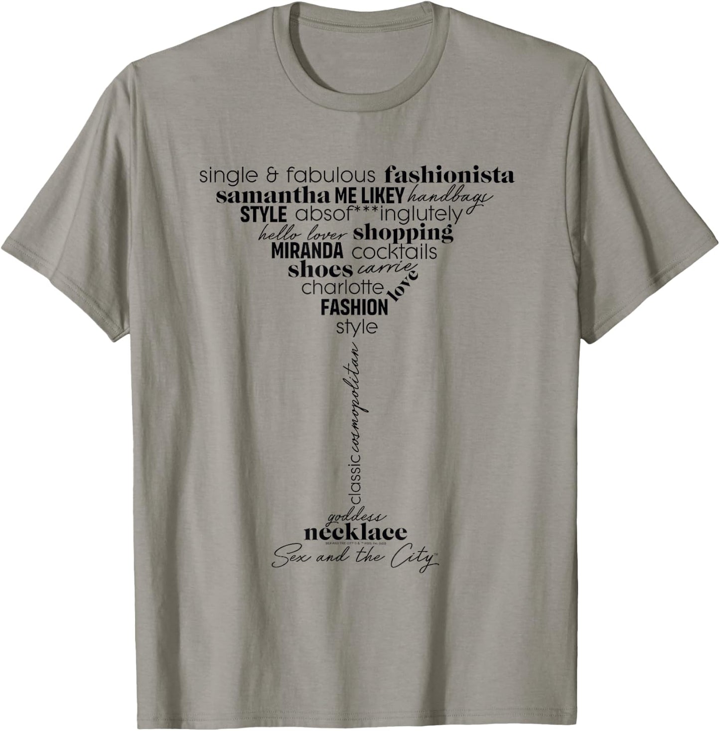 Sex and the City Classic Cosmopolitan T-Shirt - T-Shirt | Sand