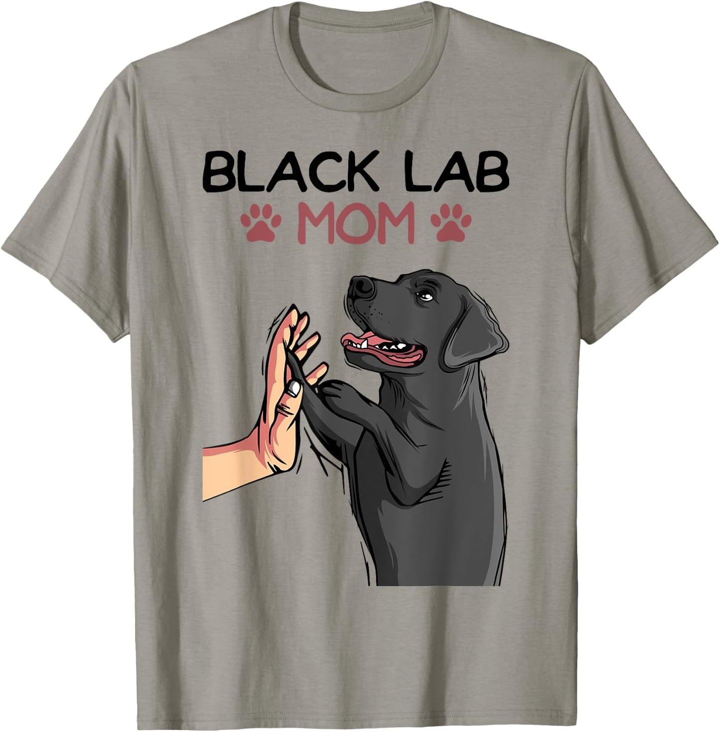 Black Lab Mom Labrador Retriever Women T-Shirt - T-Shirt | Sand