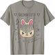 Kawaii Bunny Rabbit Kalimba Music T-Shirt - T-Shirt | Sand