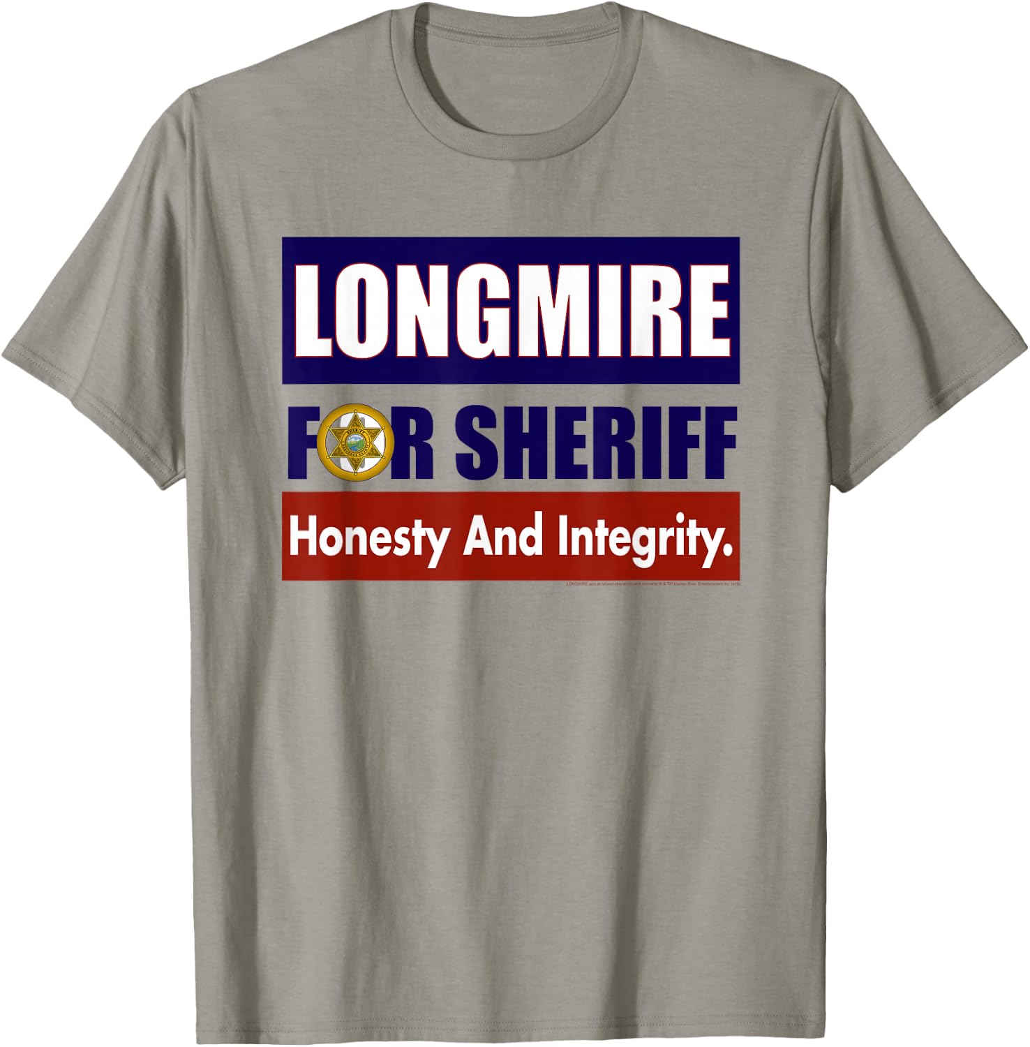 Longmire for Sheriff T-Shirt - T-Shirt | Sand