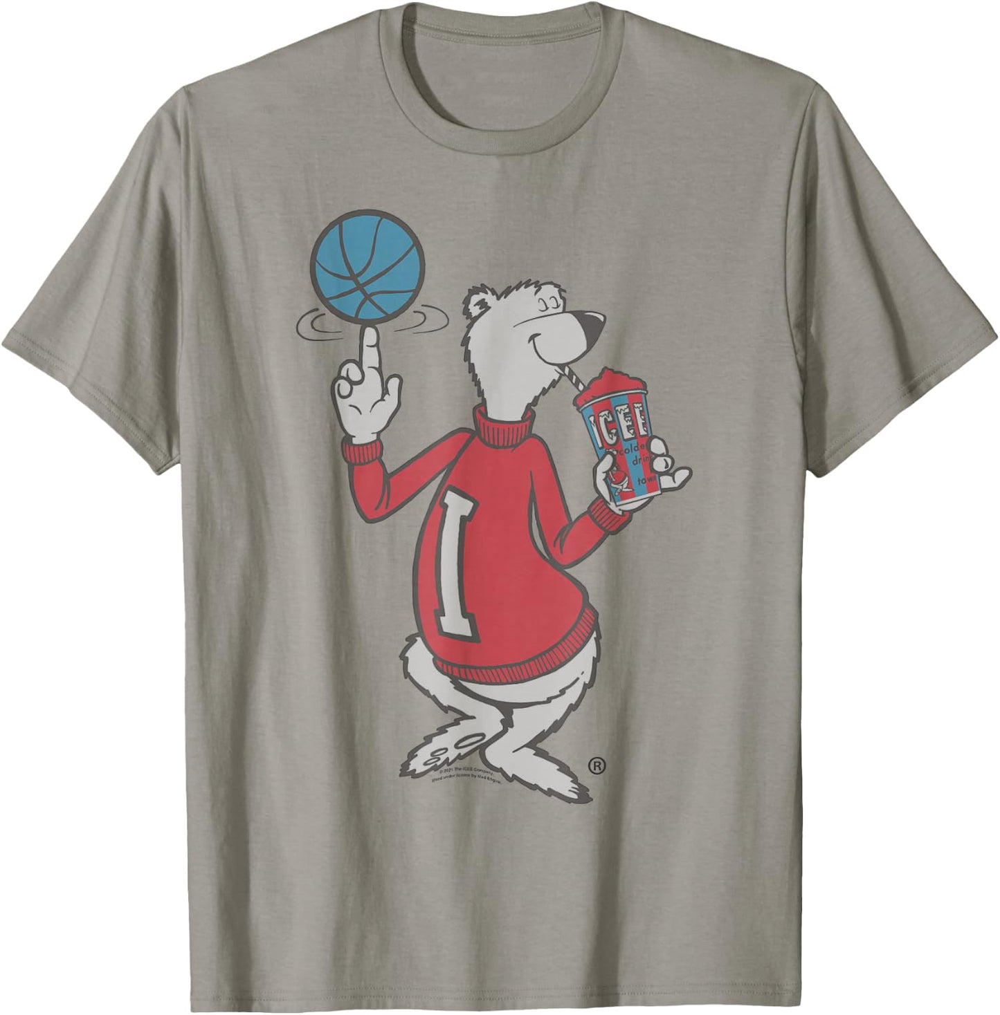 ICEE Bear Classic Basketball Collegiate T-Shirt - T-Shirt | Sand
