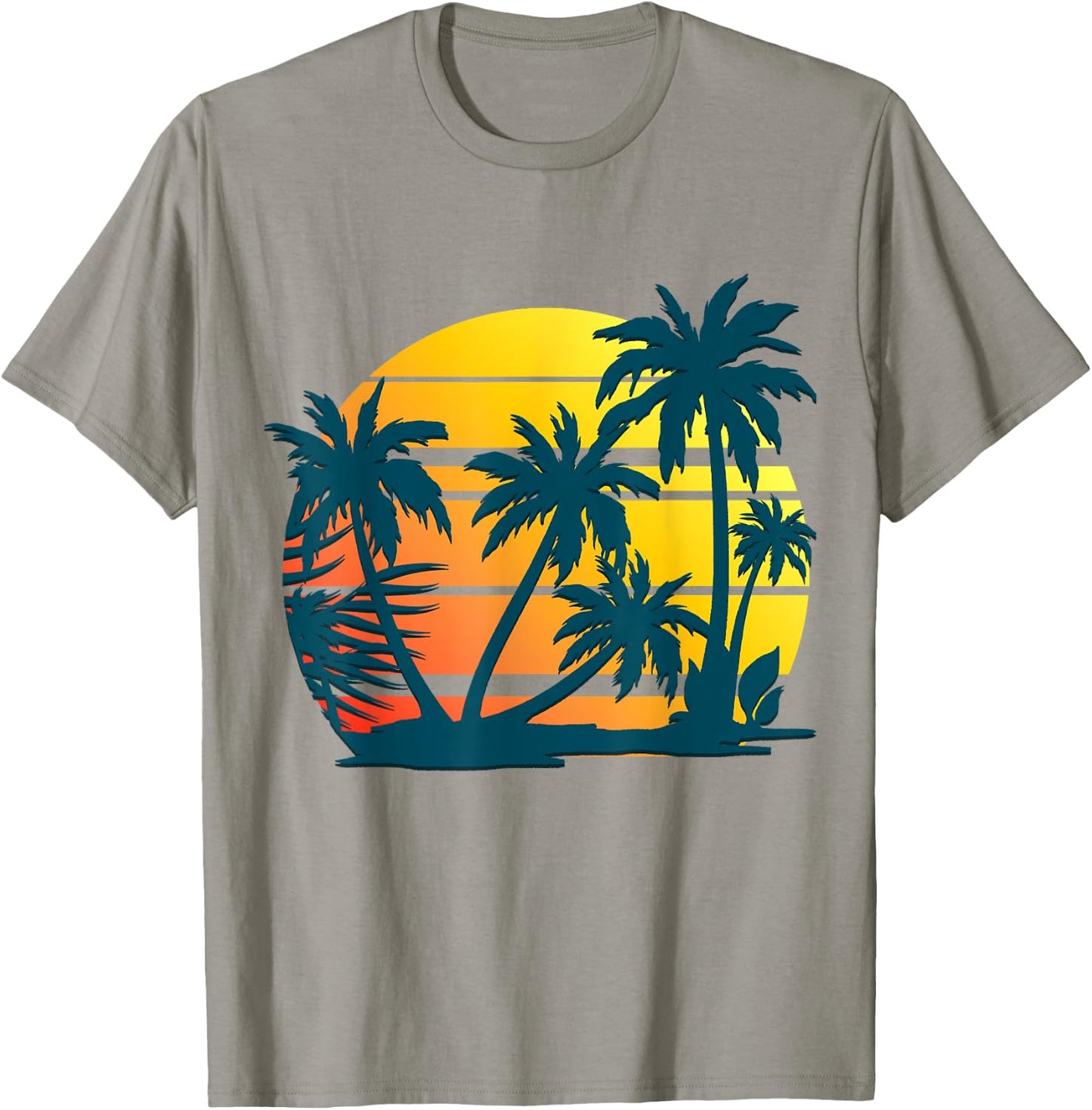 Coconut Palm Trees Summer Vacation Beach Tropical Summer Women Kids T-Shirt - T-Shirt | Sand