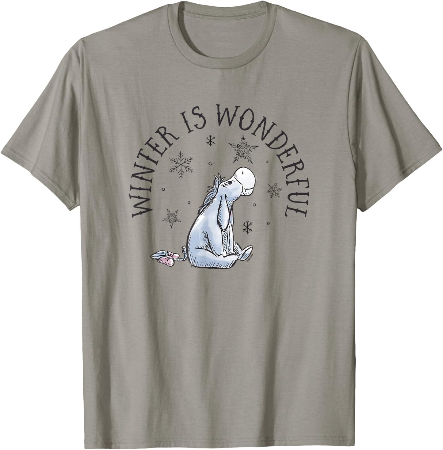 Eeyore - Winter Is Wonderful T-Shirt - T-Shirt | Sand