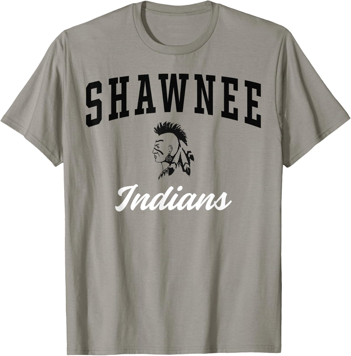 Shawnee High School Indians C3 T-Shirt - T-Shirt | Sand
