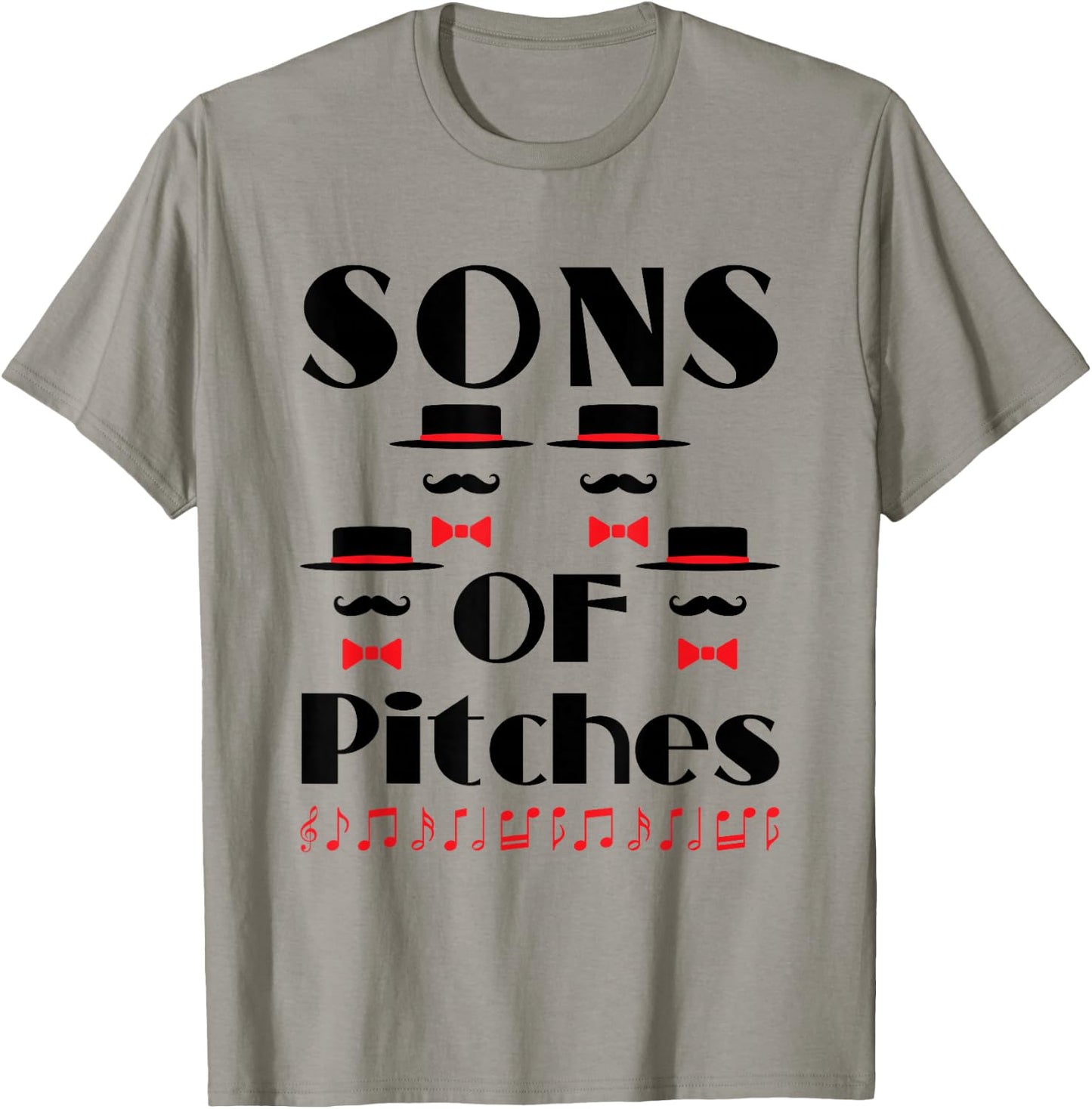 Barbershop Quartet Funny Pitch T-Shirt - T-Shirt | Sand