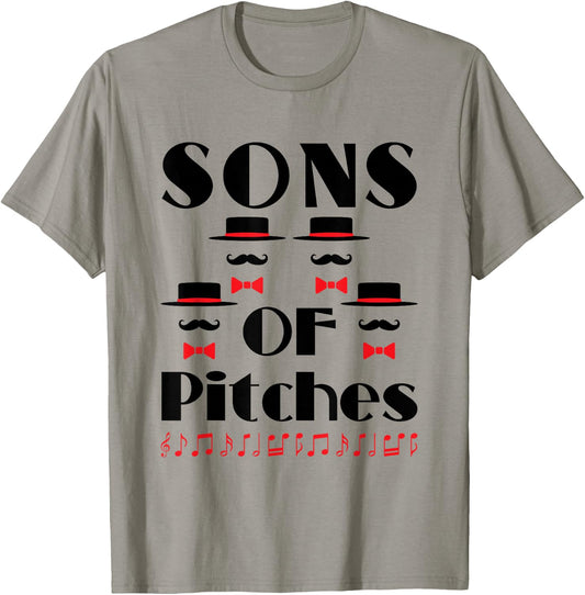 Barbershop Quartet Funny Pitch T-Shirt - T-Shirt | Sand