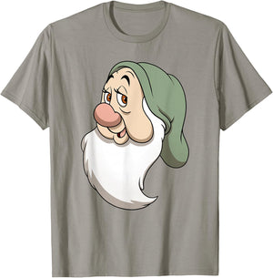 Disney Snow White And The Seven Dwarfs Bashful Big Face T-Shirt - T-Shirt | Sand