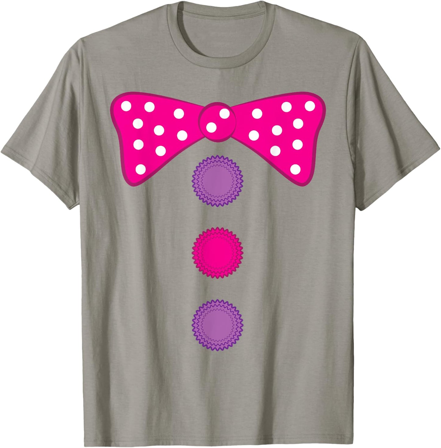 Girl Clown Bow Tie Halloween Costume Funny T-Shirt - T-Shirt | Sand