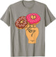 Two in The Pink One In The Stink Adult Humor Shocker Donut T-Shirt - T-Shirt | Sand
