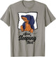 official sleeping Shirt cute dachshund dog sleep nightgown Men Women Kids T-Shirt - T-Shirt | Sand