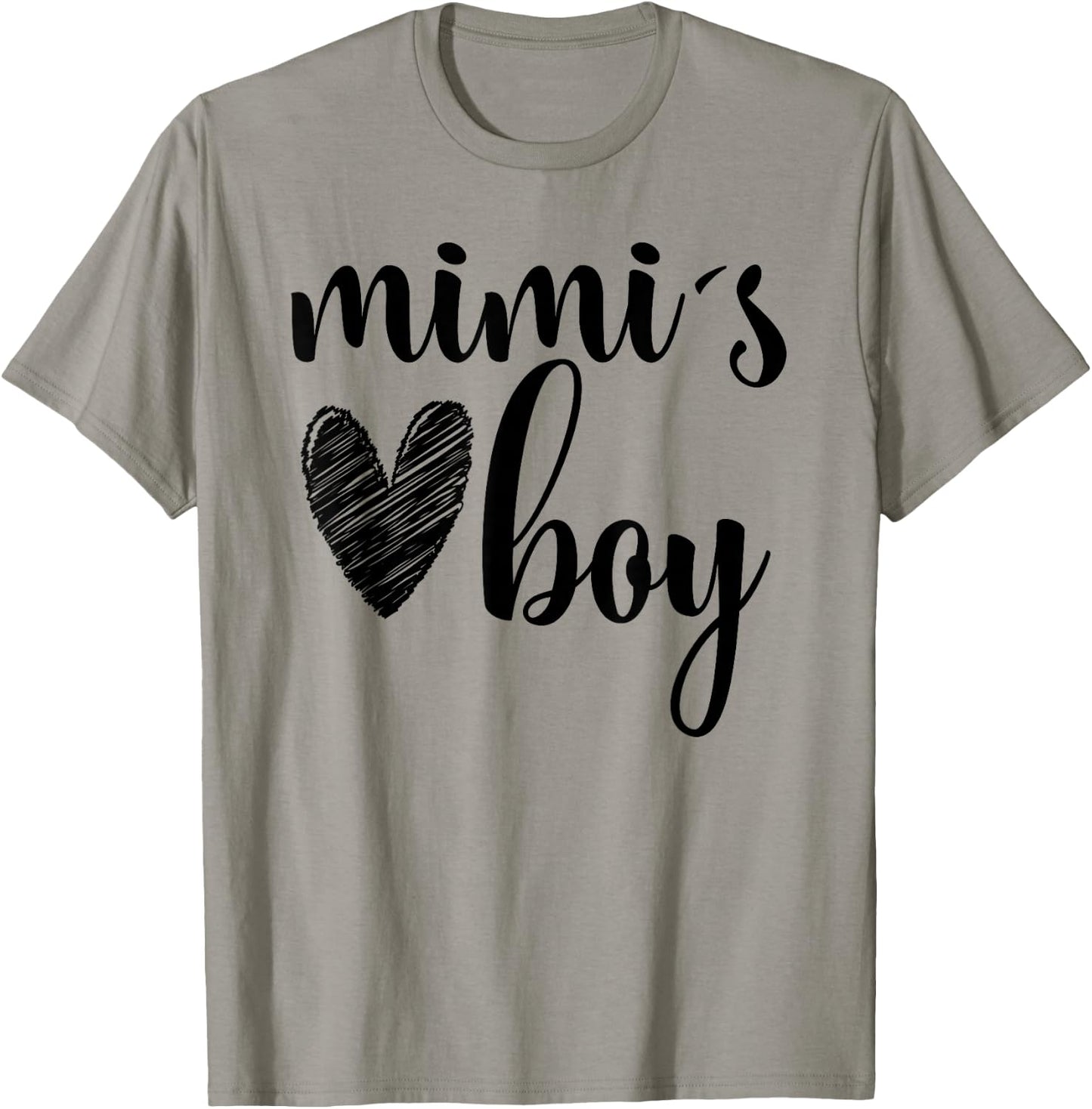 Funny Matching Mimi Boy for Grandma Whit Boy Mother's Day T-Shirt - T-Shirt | Sand