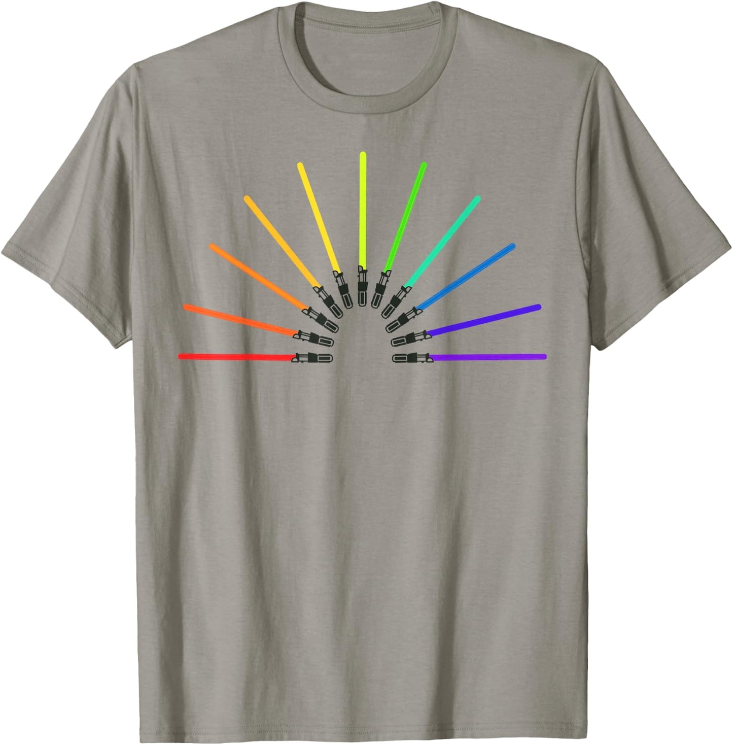 Star Wars Rainbow Lightsabers T-Shirt - T-Shirt | Sand