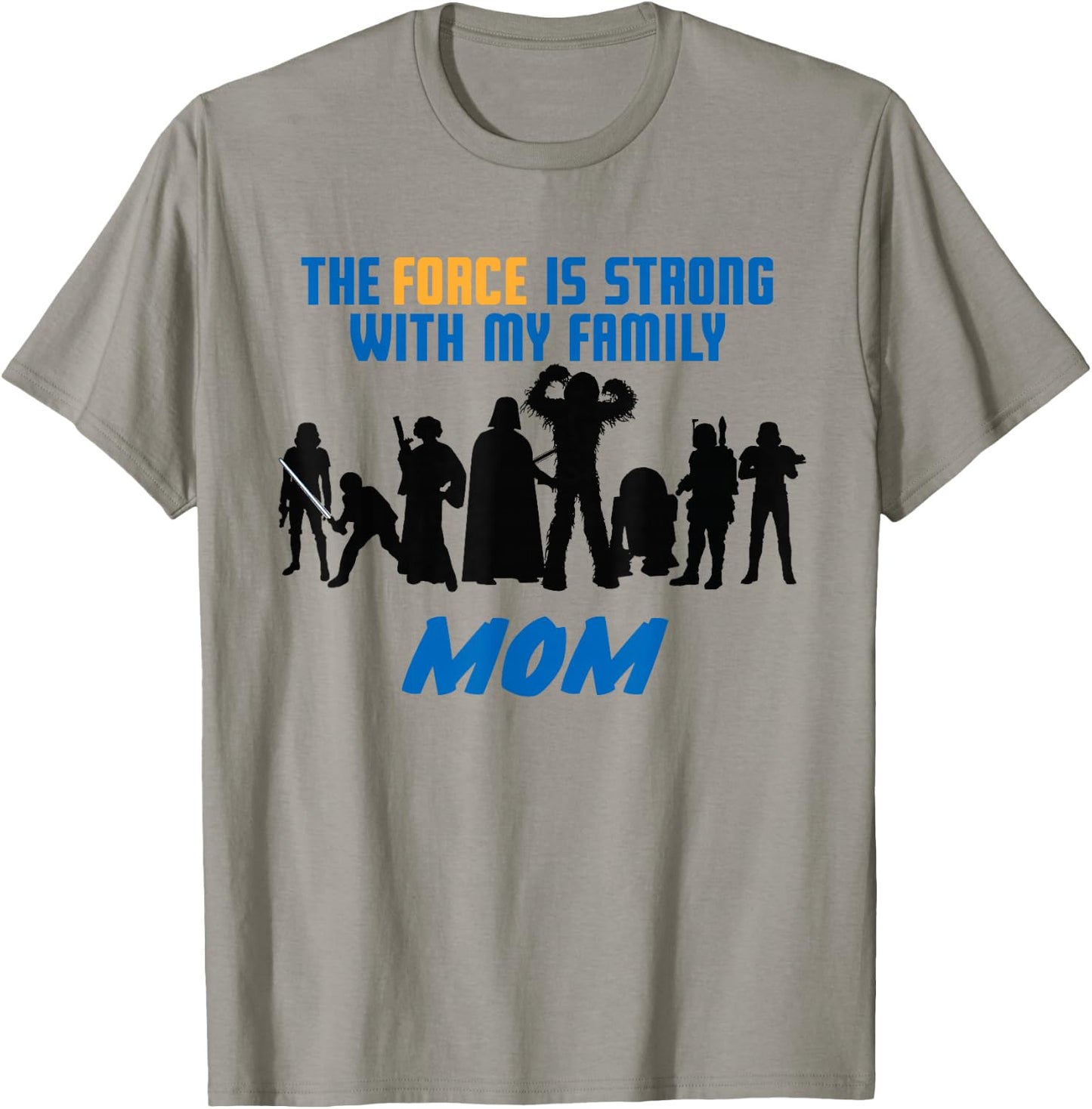 Star Wars The Force Matching Family MOM T-Shirt - T-Shirt | Sand