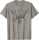 Getting Hitched Getting Rowdy, Western Bachelorette T-Shirt - T-Shirt | Sand